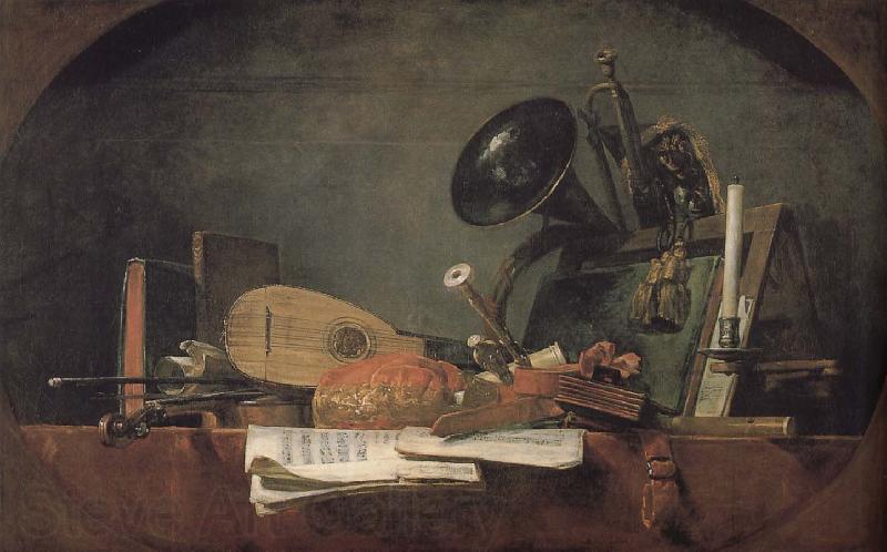 Jean Baptiste Simeon Chardin Instruments Germany oil painting art